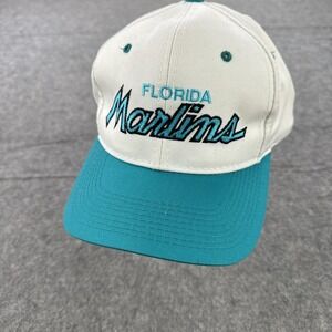 Vintage Florida Marlins Hat Cap Snap Back Mens One Size MLB Sports Specialties